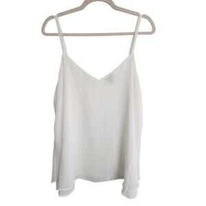 Athleta Tank Top Athletic Shirt Racerback Red Blue Stripe Women M Activewear